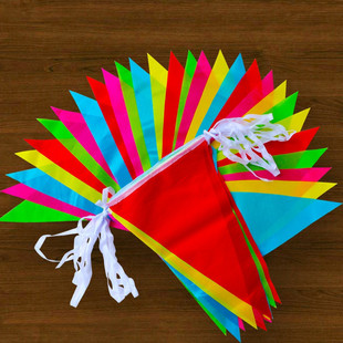 Wedding Hotel Street Triangle String Flag Site