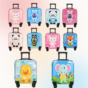 Wholesale children's trolley case 18 inch 3D cartoon three-dimensional cute luggage universal wheel suitcase password boarding box
