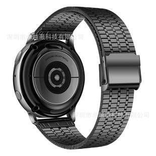 Подходит для Samsung 20/22 Smart Huawei Amazflt высококачественный ремешок для часов с двойной страховкой и семью бусинами из нержавеющей стали