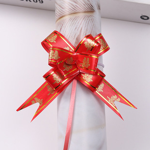 Postage 12# trumpeter flower gift bag packaging bow ribbon happy word Phnom Penh flower 200