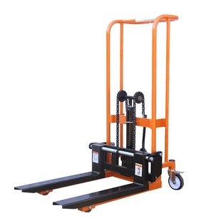 Mini Stacker Portable Manual Household Lifting Truck Hydraulic Lifting Truck Portable Forklift Loading Truck
