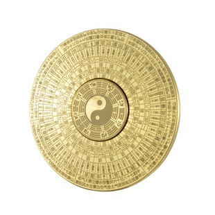 Brass gossip compass fingertip gyro decompression handle rotatable pure copper portable play small compass instrument ornaments