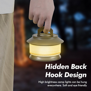 New outdoor camping roll lamp camping atmosphere lamp waterproof portable storage string lamp camp Xinghe roll lamp