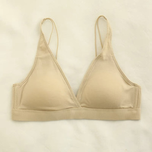 Cloud Mousse Small Chest Fit French Bra Soft and Comfortable Triangle Cup No Steel Ring Beautiful Back Underwear