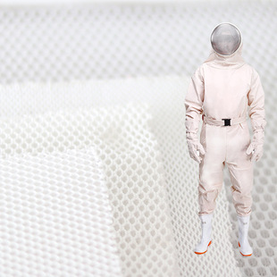 Breathable warp-knit fabric mesh fabric 20mm mattress mesh fabric washable polyester mesh fabric mattress filling material