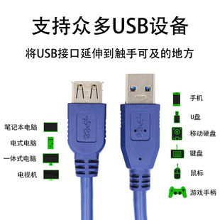 Удлинитель usb 3.0 Половина пакета открытый удлиненный кабель для передачи данных компьютер жесткий диск U диск мышь клавиатура usb удлинитель
