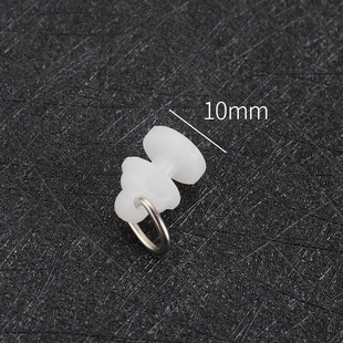 Home curtain track friction pulley Universal straight rail track hoist Square luxury ingot pulley curtain accessories