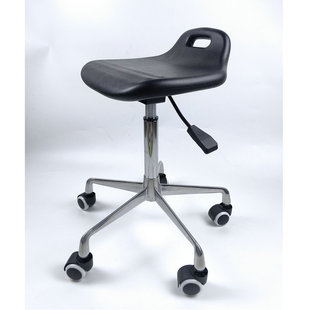 Factory anti-static stool chair surface school workshop laboratory chair accessories hairdressing and beauty rotating PU leather foam stool surface