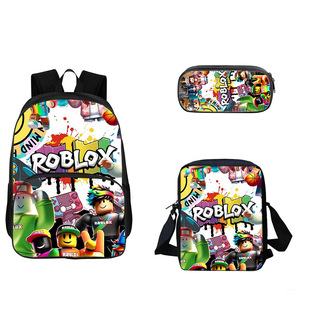 Concave-Convex World 16inch Patch Pocket Children's Backpack Anime Peripheral Print Primary and Secondary School Bag Backpack
