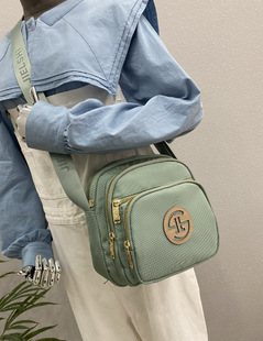 Jielang Shi 2023 New Fashion Crossbody Bag Women's Bag Middle-aged and Elderly Mother's Shoulder Mobile Phone Key Small Bag for Generative Hair