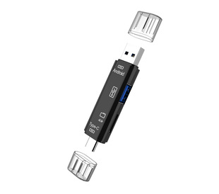 Частная модель металлического кард-ридера OTG Многофункциональный type-c3.0 Android мобильный телефон компьютер оптом 2,0 высокоскоростной SD/TF