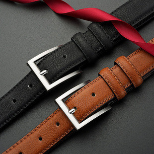 Belt men alloy buckle pin buckle belt casual men's belt Wenzhou factory in stock wholesale Pu belt new