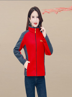 Women's Thickened Coat Fleece Top fleece-lined Mother Middle-aged and Elderly Double-sided Fleece Spring and Autumn Winter New Sweatshirt