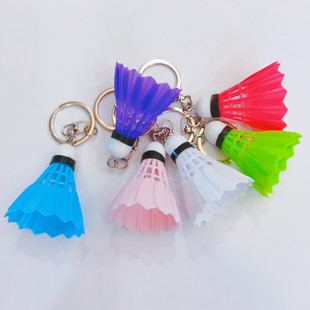 Mini sports badminton keychain pendant sporting goods creative badminton jewelry cross-border wholesale