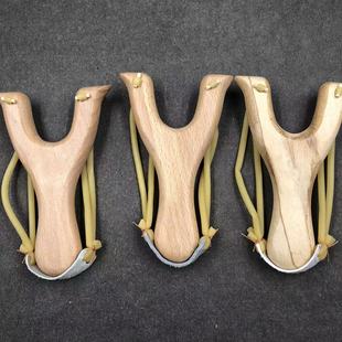 A generation of hair wooden slingshot outdoor solid wood slingshot children adult toys wholesale white beech wood traditional slingshot