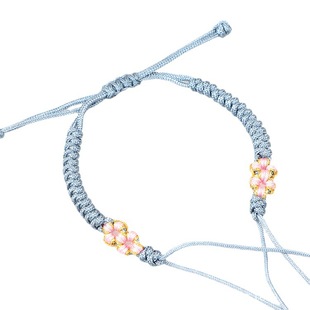 DIY adjustable hand-woven semi-finished Peach Blossom hand rope jewelry accessories rope tied Jade, etc.