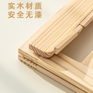 Bookshelf Reading Stand Book Clip Portable Simple Desktop Reading Stand Student Adjustable Book Clip Wooden Book Stand
