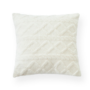 Nordic ins Tufted Pillow Pillow Case Living Room Sofa Cushion Model Room Bedside Love Rabbit Fur Pillow Wholesale