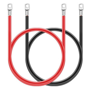 Линия подключения автомобильного аккумулятора 5AWG Чистая медь красная и черная линия Новая энергетическая линия подключения аккумулятора солнечные аксессуары шнур питания