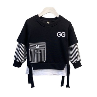 Boys' suit spring and autumn clothing 2023 new children's handsome fashion clothes trendy baby Autumn Online Red Ocean style sweater