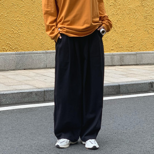 Японский бренд Harajuku Fengins Tide Прямые свободные широкие брюки уличный ретро-стиль мануал повседневные брюки мужчины