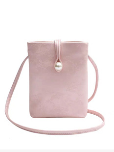 New Chinese Style National Style High-end Women's Bag Commuter All-match Tassel Lightweight Mobile Phone Bag Fashionable Simple Shoulder Crossbody Bag
