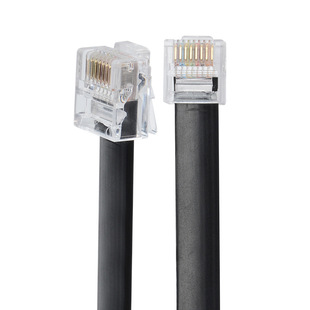 Finished 8-core flat network cable RJ45 Crystal Head 8P8C pure copper multi-strand network cable signal line inverter connection