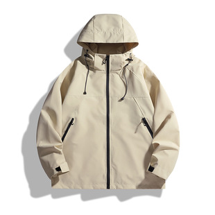 8587 Explosive Charge Clothes Men's and Women's Single Charge Clothes Outdoor Breathable Windproof Waterproof Three-Proof Charge Clothes Printable logo