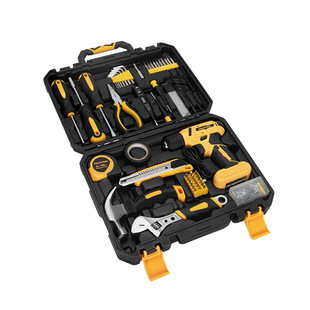 Household Portable 138 Set Toolbox Cross-border Multifunctional Maintenance Tool Set Hammer Wrench Hardware