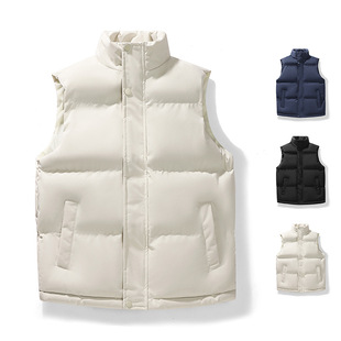 Autumn and Winter Cotton Vest Men's Live Explosions Thickened Cotton Warm Vest Jacket Outer Wear Sleeveless Cotton Vest for Couple