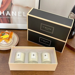 JoMalone Zumaron Ароматизированная свеча Набор британской груши и фрезии 50g * 3 комплекта подарка на день рождения