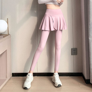 Sunscreen suit Women's Autumn 2024 New Running Morning Running Clothes Fashion Outdoor Quick-drying Fitness Clothes Yoga Culottes