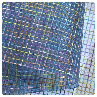 Factory in stock nylon camouflage plaid nylon gauze colorful plaid mesh colorful home storage bag mesh