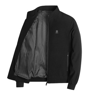 Cross-border explosions 2025 new spring jacket men's coat business style spring and autumn trend simple collar coat