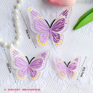 2024 Tanabata Valentine's Day New Chinese Style National Style Lotus Cake Decorative Ornaments Soft Glue Magpie Bridge Tanabata Round Brand Plug-in