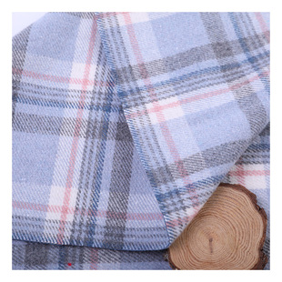 300g tweed plaid chemical fiber woolen casual autumn and winter coat coat clothing fabric woolen fabric in stock
