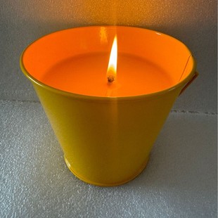 Factory Production Aromatherapy Candle to Drive Mosquito Candle Yellow Barrel Candle Burning Time 40hrs 400g Candle