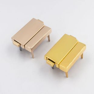 Spot wholesale jewelry box hardware accessories boutique storage box hardware snap button simple gift box alloy key lock