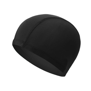 Adult High Elastic Breathable Swimming Cloth Cap Men's and Women's Universal Children's Comfortable Solid Color Printed Nylon Swimming Cap