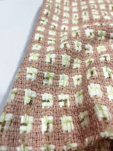 Ready Supply of Small Fragrant Plaid Woolen Clothing/shoes and Hats/bag Fabrics Shaoxing Fabrics