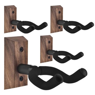 Cross border hot sale black walnut wood guitar hook folk classical bass electric guitar ukulele universal wall hanging
