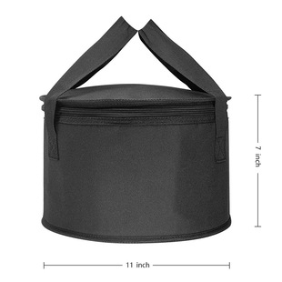 New cross-border round heat insulation pie bag slow cooker reusable heat insulation cake rack casserole cooler bag picnic