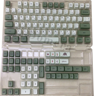 Matcha Han Tai Japanese English small full set of PBT sublimation XDA key cap for 61/64/68/84/87/104