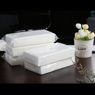 Pure wood pulp commercial paper towel packing cabinet simple white bag paper towel hotel business paper customization
