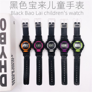 Фабричные прямые взрывные часы Taobao подарки дети мальчики и девочки электронные часы с черным цветным кольцом