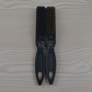 Factory direct supply stainless steel wire brush copper wire brush plastic handle brush tip brush rust clean and efficient