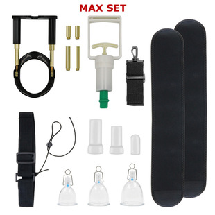 Master Max Vacuum Penis Traction Stretcher System Men's Stretch Sex Toy Products Correction Bracket