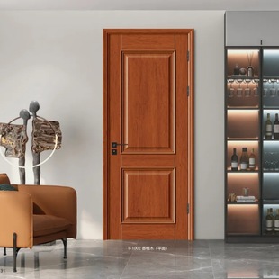 Wooden Door Bedroom Room Set Door Manufacturer Wholesale Modern Simple Normcore Accessible Luxury Home Paint-free Multi-color Solid Wood Door
