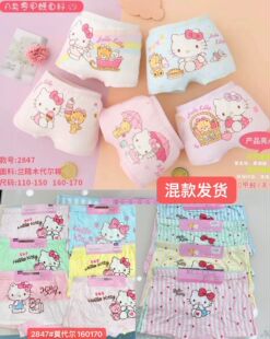 Factory wholesale children mermaid princess modal cartoon girls women boxers shorts panties