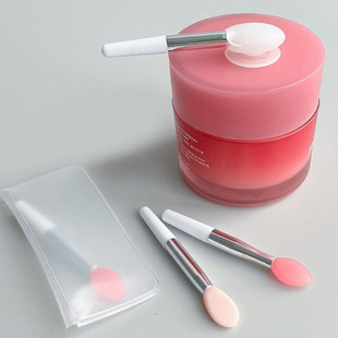 Silicone Lip Brush Mini with Suction Cup Lip Film Brush Makeup Brush Makeup Tools Makeup Portable Lip Glaze Lipstick Brush